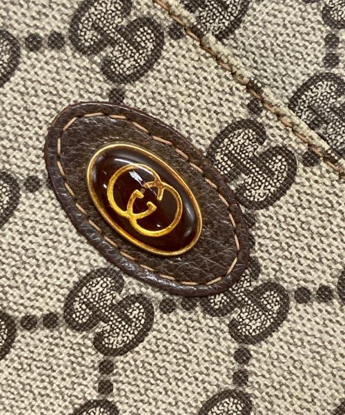 GUCCI（グッチ）GUCCI (グッチ) GG スプリーム ショルダーバッグ ブラウンの古着・服飾アイテム