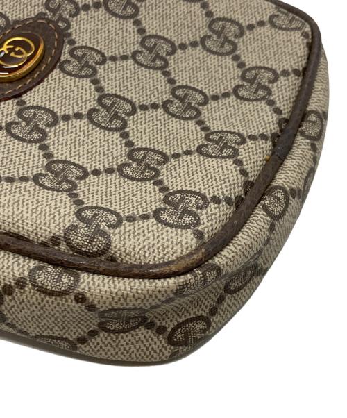 GUCCI（グッチ）GUCCI (グッチ) GG スプリーム ショルダーバッグ ブラウンの古着・服飾アイテム