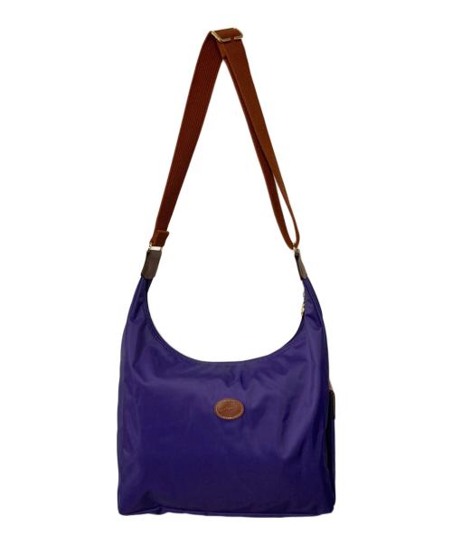 LONGCHAMP（ロンシャン）LONGCHAMP (ロンシャン) ル・プリアージュ ホーボーバッグ パープルの古着・服飾アイテム