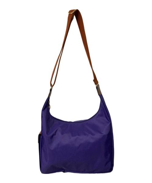 LONGCHAMP（ロンシャン）LONGCHAMP (ロンシャン) ル・プリアージュ ホーボーバッグ パープルの古着・服飾アイテム