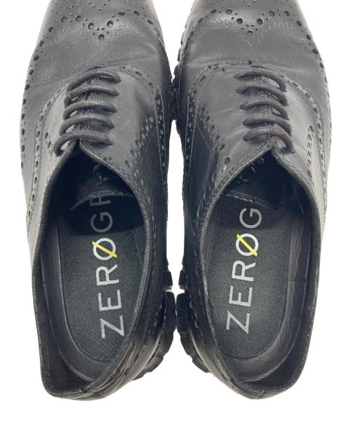 COLE HAAN（コールハーン）COLE HAAN (コールハーン) ゼログランド ウィングチップ オックスフォード ブラック サイズ:8.5Wの古着・服飾アイテム