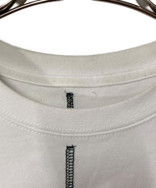 ae nr mous（ae nr mous）ae nr mous (ae nr mous) BLOCK T-SHIRT ホワイト サイズ:2の古着・服飾アイテム