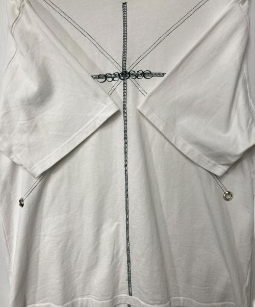 ae nr mous（ae nr mous）ae nr mous (ae nr mous) BLOCK T-SHIRT ホワイト サイズ:2の古着・服飾アイテム