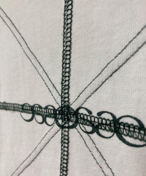 ae nr mous（ae nr mous）ae nr mous (ae nr mous) BLOCK T-SHIRT ホワイト サイズ:2の古着・服飾アイテム