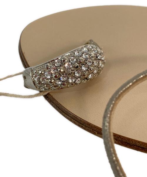 GIUSEPPE ZANOTTI（ジュゼッペザノッティ）GIUSEPPE ZANOTTI (ジュゼッペザノッティ) プレートサンダル ベージュ サイズ:36の古着・服飾アイテム