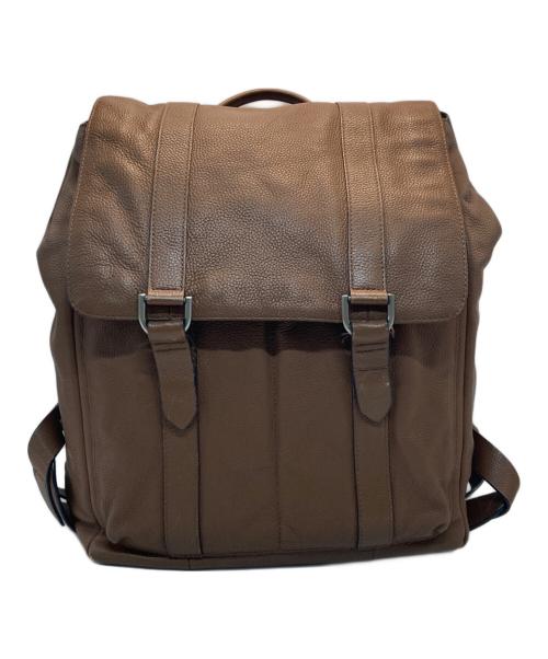 COLE HAAN（コールハーン）COLE HAAN (コールハーン) レザーリュック ブラウンの古着・服飾アイテム