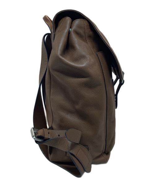 COLE HAAN（コールハーン）COLE HAAN (コールハーン) レザーリュック ブラウンの古着・服飾アイテム