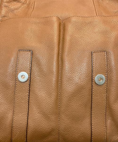 COLE HAAN（コールハーン）COLE HAAN (コールハーン) レザーリュック ブラウンの古着・服飾アイテム