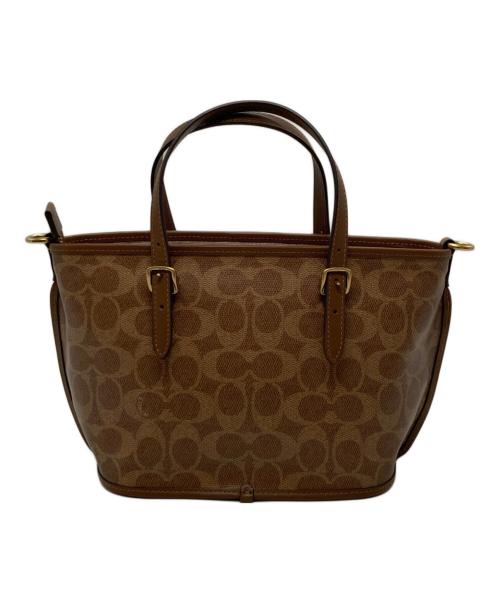 COACH（コーチ）COACH (コーチ) タクシー トート バッグ 21 ブラウンの古着・服飾アイテム