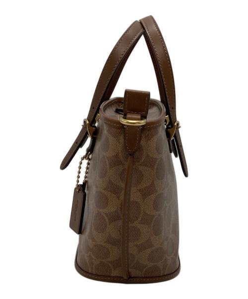 COACH（コーチ）COACH (コーチ) タクシー トート バッグ 21 ブラウンの古着・服飾アイテム