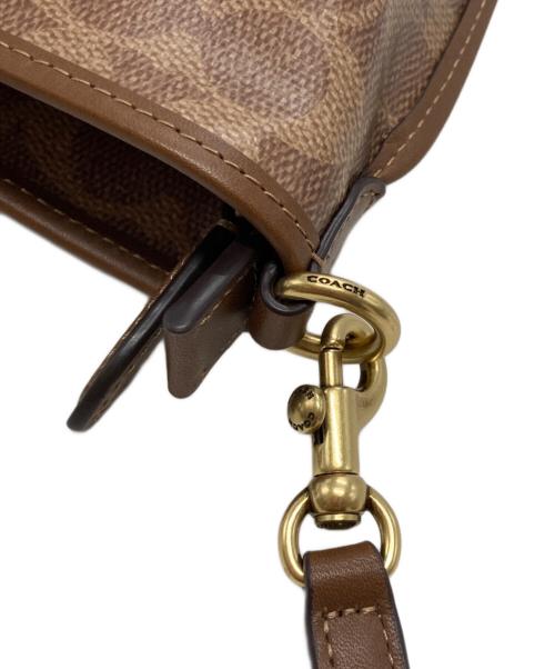 COACH（コーチ）COACH (コーチ) タクシー トート バッグ 21 ブラウンの古着・服飾アイテム