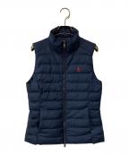 POLO RALPH LAURENポロ・ラルフローレン）の古着「ポニー刺繍中綿ベスト」｜ネイビー