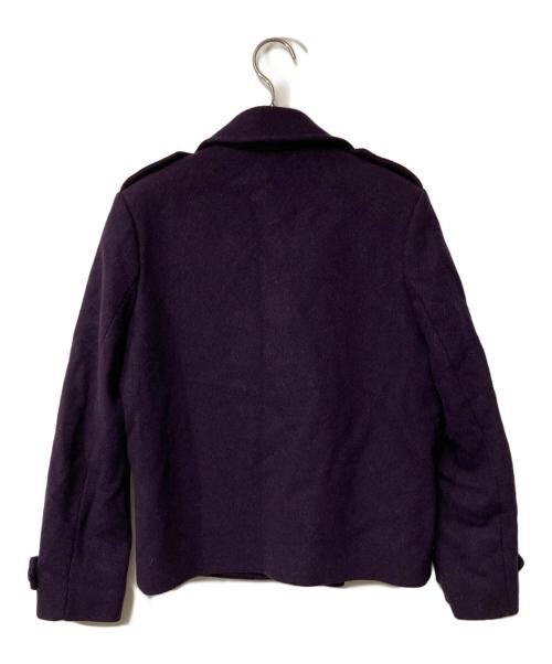 LAUREN RALPH LAUREN（ローレンラルフローレン）LAUREN RALPH LAUREN (ローレンラルフローレン) Pコート パープル サイズ:SIZE 4の古着・服飾アイテム