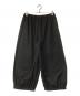 mizuiro-ind（ミズイロインド）の古着「イージーワイドパンツ」｜ブラック