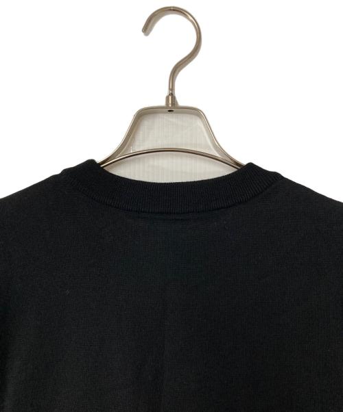 mizuiro-ind（ミズイロインド）mizuiro-ind (ミズイロインド) ニット / asymmetry tunic 2color ブラック サイズ:FREEの古着・服飾アイテム