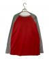 stussy (ステューシー) ラグランカットソー レッド×グレー サイズ:L：7000円