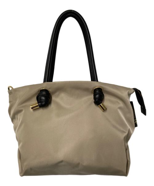 VIOLAd'ORO（ヴィオラドーロ）VIOLAd'ORO (ヴィオラドーロ) 2WAYショルダーバッグ ベージュの古着・服飾アイテム