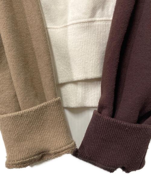 MOUNTAIN RESEARCH（マウンテンリサーチ）MOUNTAIN RESEARCH (マウンテンリサーチ) 4 ZIP CREW Sweat ブラウン サイズ:Mの古着・服飾アイテム