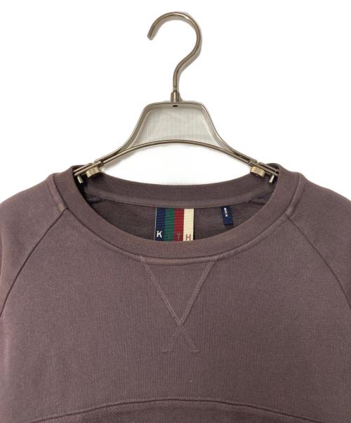 KITH（キス）KITH (キス) Paneled Wiliams Crewneck ブラウン サイズ:Mの古着・服飾アイテム