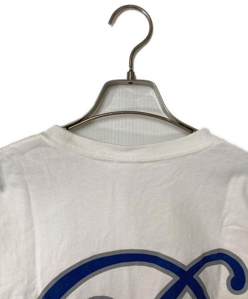 THE BLACK EYE PATCH（ブラックアイパッチ）THE BLACK EYE PATCH (ブラックアイパッチ) プリントTシャツ ホワイト サイズ:Lの古着・服飾アイテム