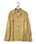 Artvogue（アートヴォーグ）の古着「オープンカラーシャツ」｜イエロー