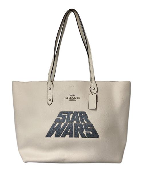 COACH（コーチ）COACH (コーチ) STAR WARS (スターウォーズ) トートバッグ ベージュの古着・服飾アイテム