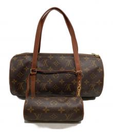 LOUIS VUITTON（ルイ ヴィトン）の古着「パピヨン30 ハンドバッグ」｜ブラウン