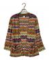 missoni（ミッソーニ）の古着「ジグザグ柄ニットカーディガン」｜マルチカラー