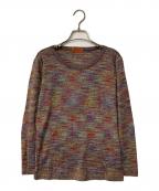 missoniミッソーニ）の古着「クルーネック総柄ラメニット」｜マルチカラー