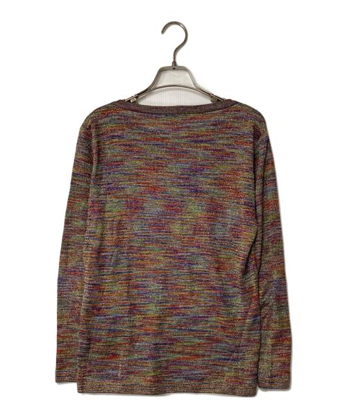 missoni（ミッソーニ）missoni (ミッソーニ) クルーネック総柄ラメニット マルチカラー サイズ:不明の古着・服飾アイテム