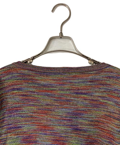 missoni（ミッソーニ）missoni (ミッソーニ) クルーネック総柄ラメニット マルチカラー サイズ:不明の古着・服飾アイテム