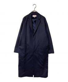 HYKE（ハイク）の古着「WOOL SHOP COAT」｜ネイビー