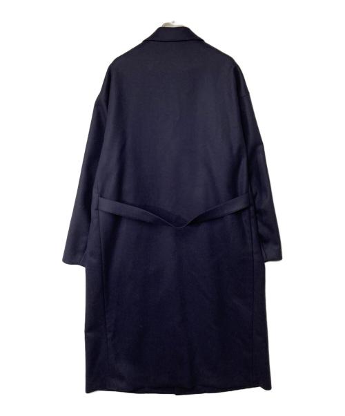 HYKE（ハイク）HYKE (ハイク) WOOL SHOP COAT ネイビー サイズ:XLの古着・服飾アイテム