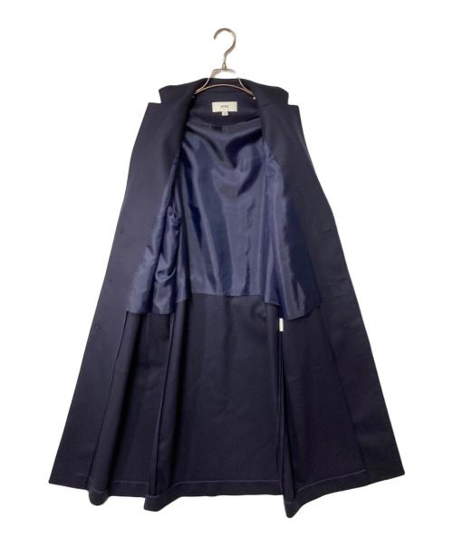 HYKE（ハイク）HYKE (ハイク) WOOL SHOP COAT ネイビー サイズ:XLの古着・服飾アイテム