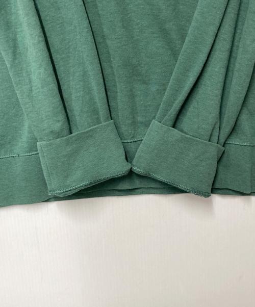 POLO RALPH LAUREN（ポロ・ラルフローレン）POLO RALPH LAUREN (ポロ・ラルフローレン) ポニー刺繍ハーフジップカットソー グリーン サイズ:Ｍの古着・服飾アイテム
