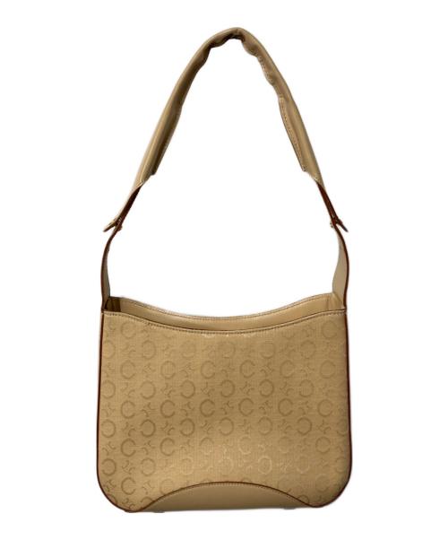 CELINE（セリーヌ）CELINE (セリーヌ) マカダムワンショルダーバッグ ホワイトの古着・服飾アイテム