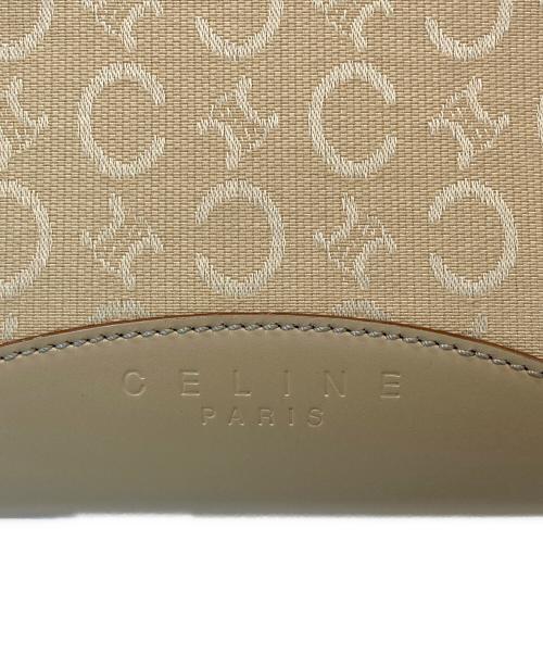 CELINE（セリーヌ）CELINE (セリーヌ) マカダムワンショルダーバッグ ホワイトの古着・服飾アイテム