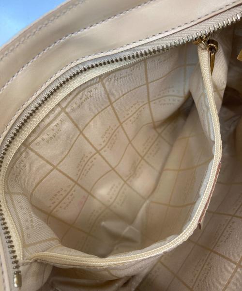 CELINE（セリーヌ）CELINE (セリーヌ) マカダムワンショルダーバッグ ホワイトの古着・服飾アイテム