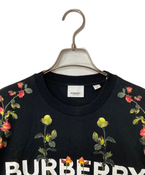 BURBERRY LONDON（バーバリーロンドン）BURBERRY LONDON (バーバリーロンドン) Limited Flower Logo T-shirt ブラック サイズ:Mの古着・服飾アイテム