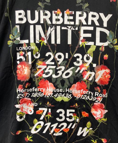 BURBERRY LONDON（バーバリーロンドン）BURBERRY LONDON (バーバリーロンドン) Limited Flower Logo T-shirt ブラック サイズ:Mの古着・服飾アイテム
