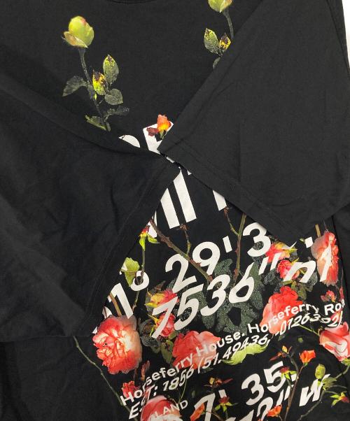 BURBERRY LONDON（バーバリーロンドン）BURBERRY LONDON (バーバリーロンドン) Limited Flower Logo T-shirt ブラック サイズ:Mの古着・服飾アイテム