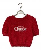 Snidel×Chacottスナイデル×チャコット）の古着「ジャガードプルオーバー」｜レッド