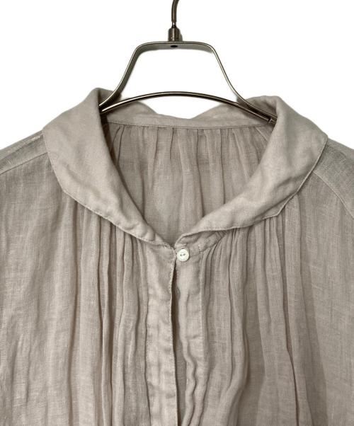 nest Robe（ネストローブ）nest Robe (ネストローブ) ワイドリネンシャツ ベージュ サイズ:FREEの古着・服飾アイテム