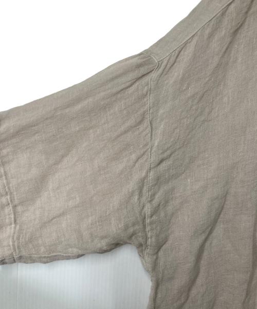 nest Robe（ネストローブ）nest Robe (ネストローブ) ワイドリネンシャツ ベージュ サイズ:FREEの古着・服飾アイテム