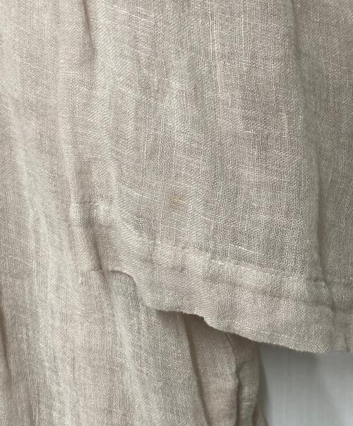 nest Robe（ネストローブ）nest Robe (ネストローブ) ワイドリネンシャツ ベージュ サイズ:FREEの古着・服飾アイテム