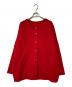 nest Robe（ネストローブ）の古着「裏毛2WAY刺繍カーディガン」｜レッド