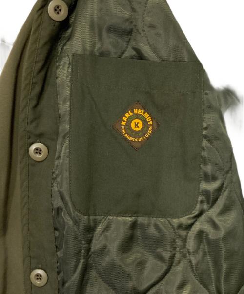 KARL HELMUT（カールヘルム）KARL HELMUT (カールヘルム) 3WAYモッズコート オリーブ サイズ:Lの古着・服飾アイテム
