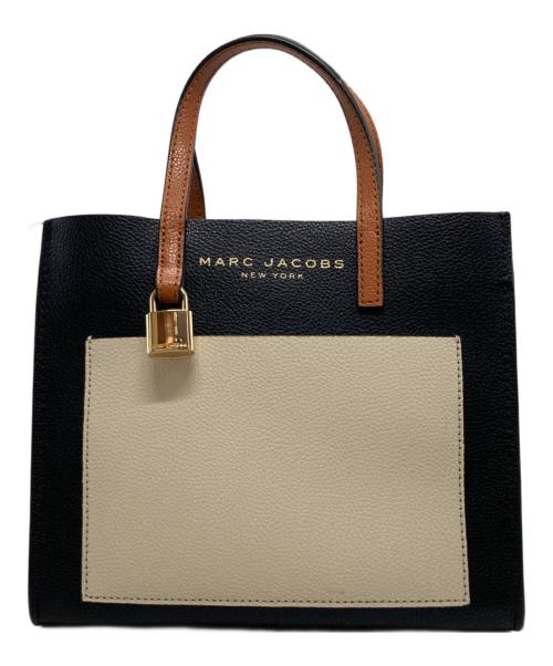 Marc by Marc Jacobs（マークバイマークジェイコブス）Marc by Marc Jacobs (マークバイマークジェイコブス) ハンドバッグ ブラック×ホワイトの古着・服飾アイテム