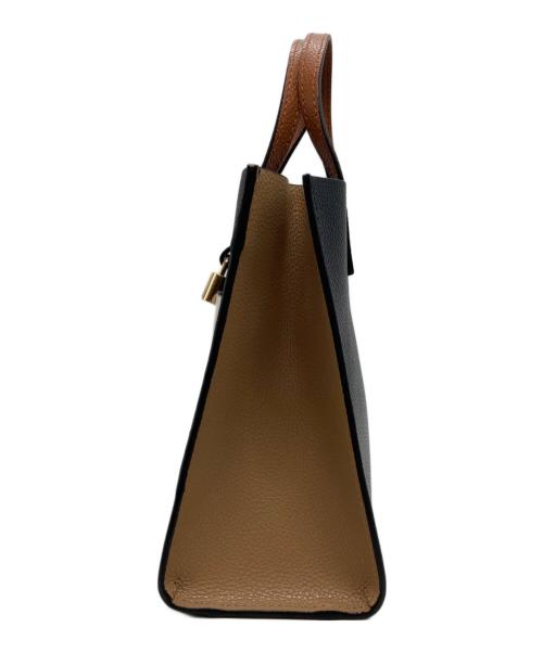 Marc by Marc Jacobs（マークバイマークジェイコブス）Marc by Marc Jacobs (マークバイマークジェイコブス) ハンドバッグ ブラック×ホワイトの古着・服飾アイテム