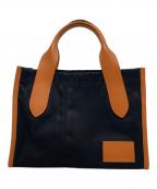 J&M DAVIDSONジェイ＆エム デヴィッドソン）の古着「バブーシュカ トートバッグ」｜ブラック×オレンジ